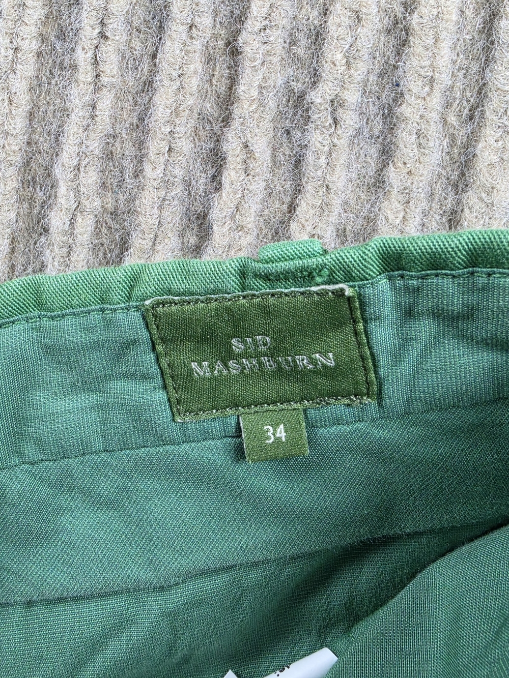 Sid Mashburn Green Chinos - Picture 6 of 10